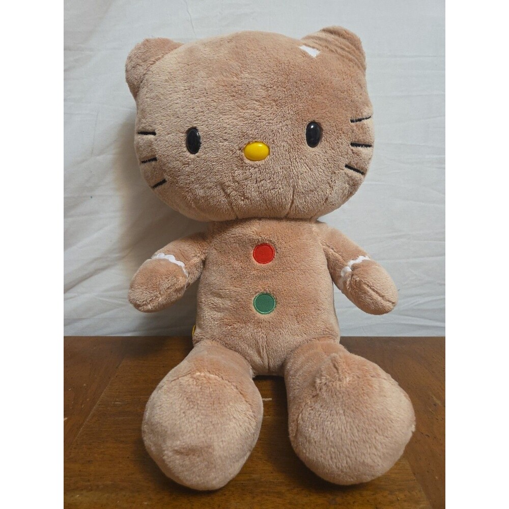 Build A Bear Hello Kitty Gingerbread Plush 2012 Edition W/Gingerbread Wristie